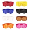Women Big Bow Waistband Elastic Wide Stretch Waist Belt New Designer Belts Straps for Girls Clothes Accessories Lady Dress Belt. 