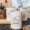3x Tea Coffee Sugar Canisters Set with Lid Kitchen Storage Jar Food Container. 