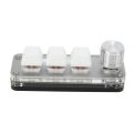 Gaming Keyboard, Mini Keypad Portable 3 Key White for Laboratory.
