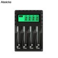 LCD Display Smart Intelligent Battery Charger With 4 Slots For AA/AAA NiCd NiMh Rechargeable Batteries aa aaa Charger. 