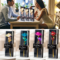 Lasts Soap flower gift box Fragrant Romantic Artificial rose flower Wife Pl Foil rose flower for Home decoration Anniversary gift Wedding decoration Valentine's day surprise Girlfriend or wife's birthday gift.