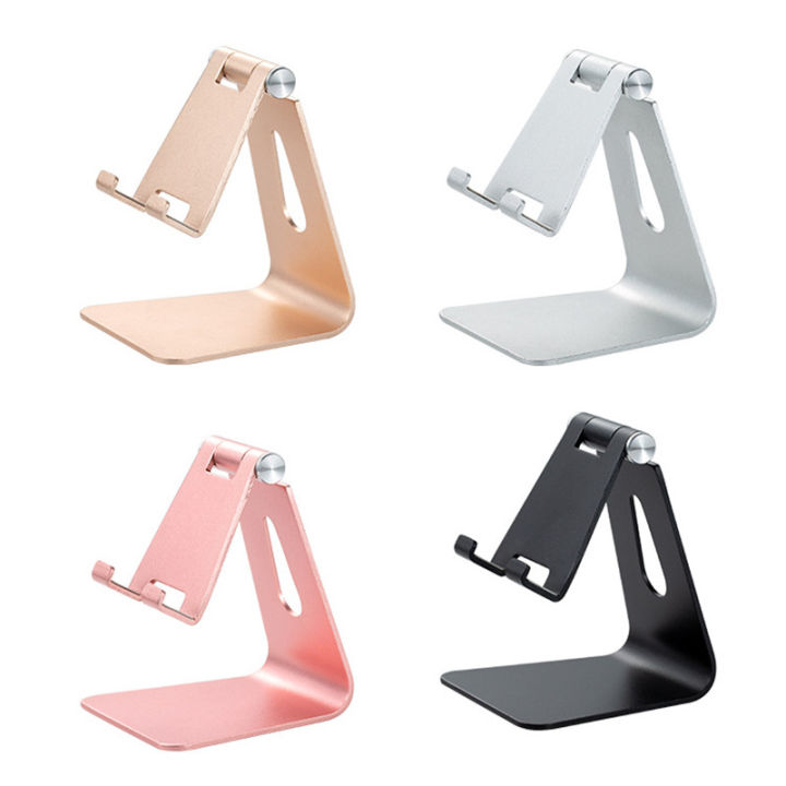Aluminum%20Alloy%20Mobile%20Phone%20Holder%20Lazy%20Tablet%20Stand%20Creative%20Desktop%20Bracket%20Metal%20Support%20Multi-angle%20Data%20Line%20Hole%20For%20Phone%20-%20Image%204
