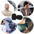 Mic Protector Replacement Headset Foam Cover Windscreen Windshield Sponge Cover Microphone Protective Cap for Meeting Mic. 