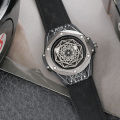 Ins web red universe big bang tattoo spider web watch male student Tiktok night light waterproof quartz watch male fashion.
