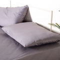 400 TC Long Staple 100% Combed Cotton Bedsheet - Charcoal Grey - OEKO-TEX Certified.