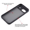 Matte Black TPU + PC Phone Case For Google Pixel 8 Pro/Google Pixel 7a/Google Pixel 8/Google Pixel 8a. 