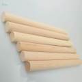 50Pcs Unfinished Round Wood Sticks Wooden Dowel Rods for Home Garden Decoration Woodcraft 25cm.