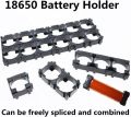 Battery Holder, 18650 Li-ion Battery Stand Cylindrical Cell Battery Storage Case Box Holder Pack Bracket for DIY Fixed Battery 6 Ps.