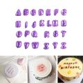 40pcs/set Alphabet Cake Molds Figure Plastic Letter Fondant Mold Icing Cookie Cutter Number Cake Mould Baking Decorating Tools. 