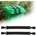 Adjustable Dual Trash Can Lock-2pcs Animal Proof Locks for Securing Trash Can Lids.