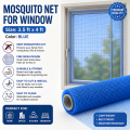 Premium Blue Window Screen Mesh 3.5ft x 4ft - Durable Bedding Accessory. 