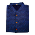 Stylish Long Panjabi Blue Panjabi Fashion For Men - Panjabi - Panjabi - কাপল ড্রেস শাড়ি. 