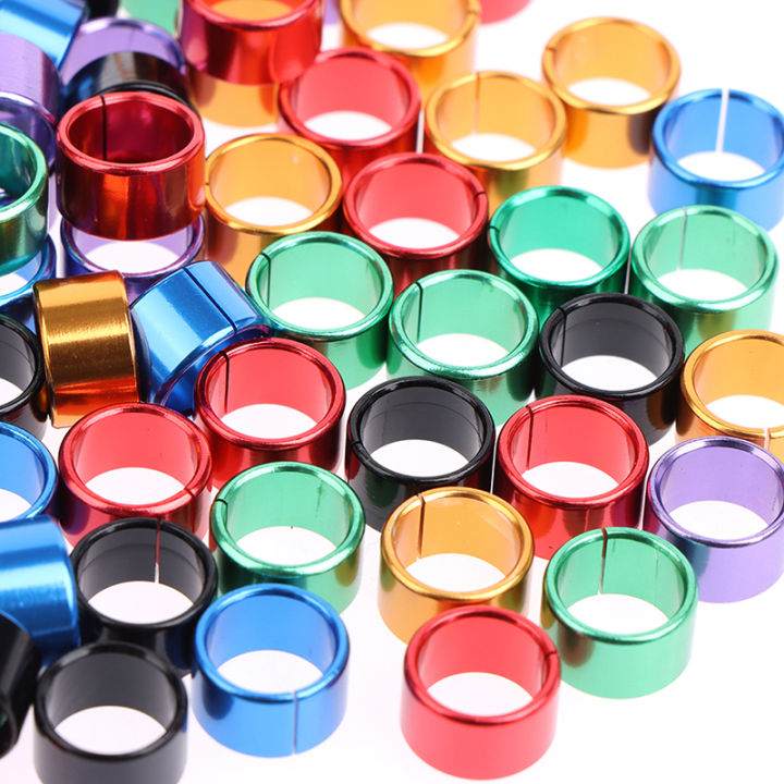 10%20pcs%20Pigeon%20Foot%20Ring%20Inner%20diameter%208mm%20height%206mm%20Aluminum%20Foot%20tag%20ring%20-%20Image%204