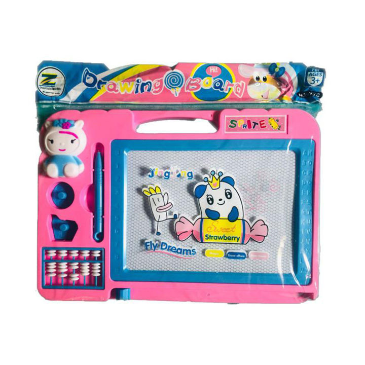 Premium Magic Slate, Writing & Drawing Board Toys and Games Learning & Education Magnetic Letters & Words