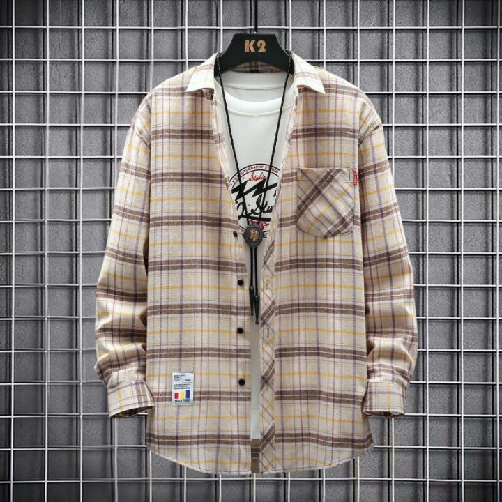 Men%20Harajuku%20Plaid%20Shirt%20Cotton%20Casual%20Korean%20Shirts%20Male%20Long%20Sleeve%20Casual%20Blouses%20Tops%20Spring%20Autumn%20Loose%20Checkboard%20Outwear%20-%20Image%205
