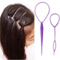 2pcs Women Hair Twister Bun Maker Braider DIY Hair Braiding Styling Tools Ponytail Hairstyles Clip Loop Stick Hair Accessories. 