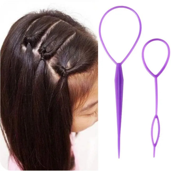 2pcs%20Women%20Hair%20Twister%20Bun%20Maker%20Braider%20DIY%20Hair%20Braiding%20Styling%20Tools%20Ponytail%20Hairstyles%20Clip%20Loop%20Stick%20Hair%20Accessories%20-%20Image%203