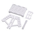 HXSJ Thermal Label Printer Label Holder for Rolls and Fanfold Shipping Package Labels Work with Desktop Label Printers Compatible with Barcode Express Label Printing Postage Mailing Labeling.