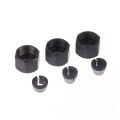 1 Set Electric Router Milling Cutter Accessories 6mm 6.35mm 8mm Collet Chuck Engraving Trimming Machine With Nut Router Bit Adapter Demoo.