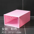 Thickened shoe box storage box, transparent shoe cabinet, shoe storage flip-top storage box, plastic simple shoe storage box. 