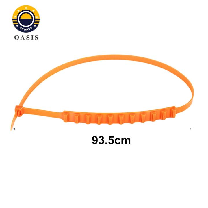 Oasis Pickup Truck Tire Chains Universal Anti-slip Snow Chains 6/12/24pcs Adjustable Tire Chains for Winter Driving Emergency Traction Snow Tire Chains for Snow Chains for Small Cars