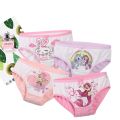 4PCS Cotton Panties for Girl Mermaid and Unicorn Printed Cartoon Underwear High Quality Soft Kawaii Clothes for Kids 2-6 Years.