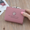 Kawaii Cute Rose Flower Ladies Wallet Women Card Holder Coin Purse Fashion Lady Clutch Bag for Girls Female.