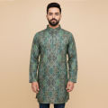 Printed Premium Quality Panjabi for Men | Luxury Cotton Ethnic Kurta | Stylish Traditional Wear for Eid, Wedding & Festive Occasions | Comfortable Breathable Fabric | Modern Slim Fit Design | Trendy Printed Panjabi for Smart & Elegant Look.