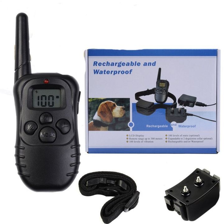 300m%20Remote%20Rechargeable%20And%20Waterproof%20Electronic%20%20Training%20Collar%20With%20LCD%20Display%20for%20Pet%20%20Stop%20Barking%20Collars%20998DR%20-%20Image%203
