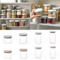 Airtight Food storage container Stylish Stackable Leak-proof Snack storage jar Large capacity Round storage tank for Home kitchen Picnic food storage Office pantry Camping essentials Travel containers.