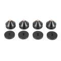 6 Sets Speaker Loudspeaker Spikes Stand Feets Turntable DIY Speaker Stand Shock Pin s and Pads Accessories. 