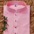 Khadi Cotton Semi Long Panjabi for Menz Fashion. 