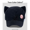 Alien EVA Shikinami Asuka Rangure Cat Ear Hat Peak Cap Polar Fleece Cartoon Baseball Cap Anime Cosplay Accessories Props. 