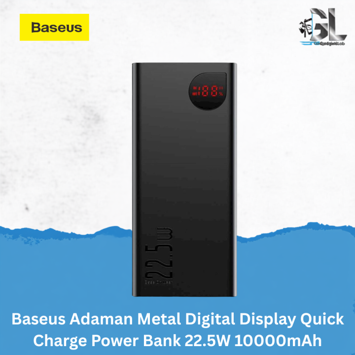 Baseus Adaman Metal Digital Display Quick Charge Power Bank 22.5W 10000mAh