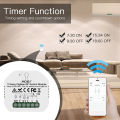 Tuya ZigBee 3.0 Smart Light Switch Relay Module Voice Control 90-250V 2 Gang Switch Module Remote work with Alexa Google Home. 