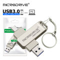 2 in 1 OTG USB-C Flash Pen Drive Metal Memory Stick Usb 3.0 flash Disk 64GB 128GB 256G USB3.0 Dual C Pendrive Freeshipping. 