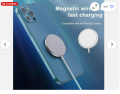 15w MagSafe Charger Wireless Charger For Apple iPhone 15 14 13 12 Mini Pro Max.