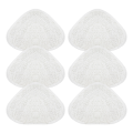 6PCS Steam Mop Pads for Vileda OCedar Vacuum Cleaner Washable Reusable Triangle Mop Pad Cloth Cleaning Floor Tool Spare Parts. 