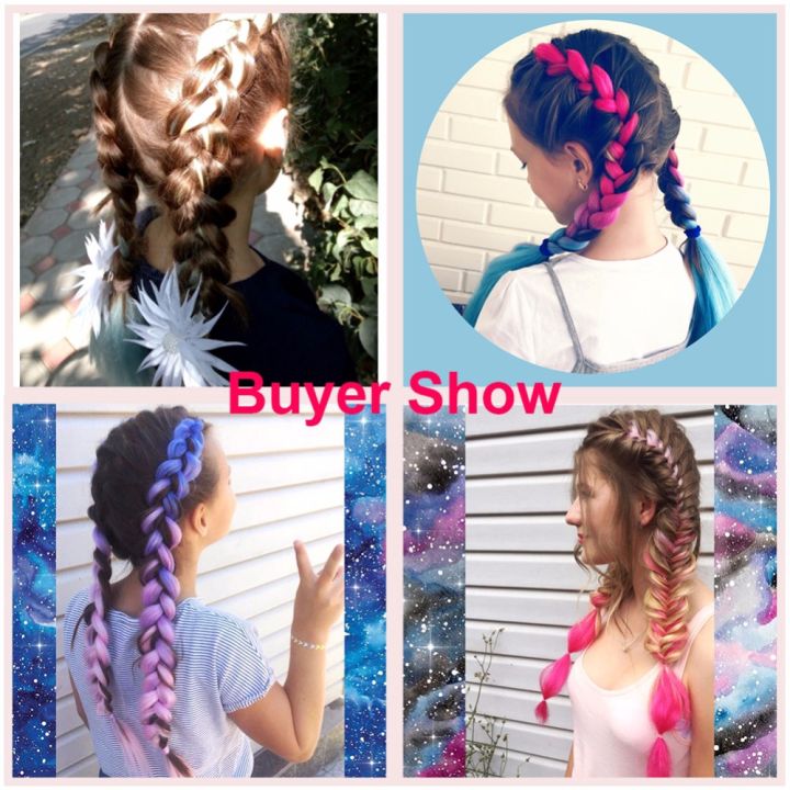 Kanekalon%20Jumbo%20Braid%20Hair%2024inch%20Crotchet%20Braids%20Pure%20Color%20Expression%20Braiding%20Hair%20Black%20Blond%20Pink%20-%20Image%207