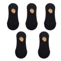 5Pair / Lot Men's Socks Non-slip Silicone Invisible Cotton Sock Breathable Mesh Comfortable Summer Thin Sports Men Sock Elastic.