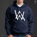 Alan Walker Stylish Navy Blue Cotton Long Sleeve Hoodie By Tazim Fashion - Hudi - Hudi For Men - Hoodie For Men. 