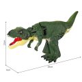 Dinosaurs Zazaza Press Dinosaurs Zaza Toy with Sound Children's Fidget Toys Decompression Toy Telescopic Swing Dino Model Kids.