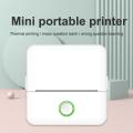 Mini Printer 58mm Portable Mobile Printer Label Printer Bluetooth Support for Study Notes, To-Do-Lists, Journal Printing, Label Printing,  Photos, Notes - Compatible with Android & iOS, Nadra-X6. 