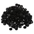 100 Pcs T3 Kam Snaps Press Studs Scrapbook Sewing Buttons Black + White 2Piece Set - black&white.
