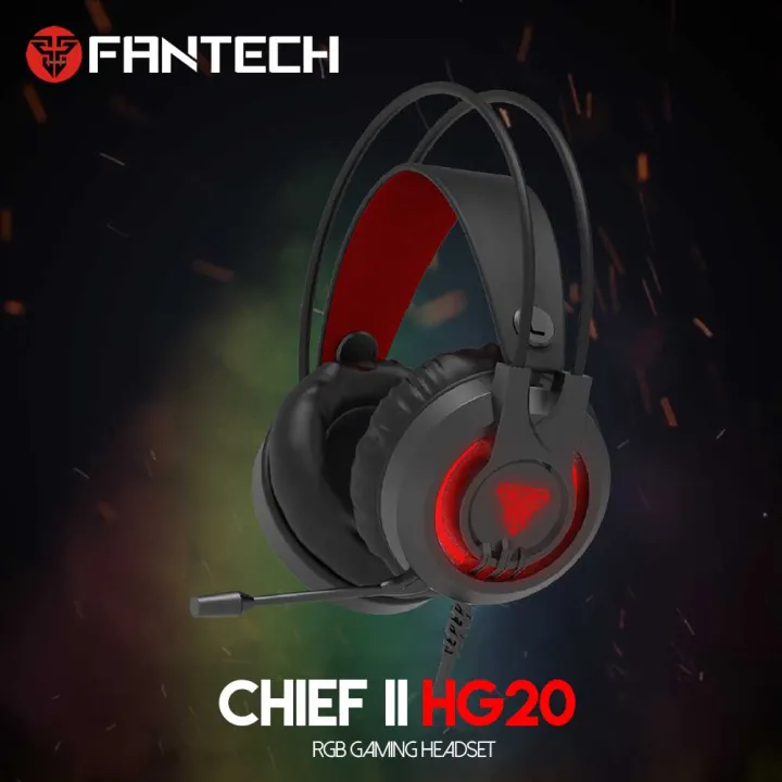 FANTECH%20HG20%20CHIEF%20II%203.5MM%20Plug%20RGB%20Gaming%20Headset%20Wide%20Sound%20Field%20Volume%20Adjustment%20Earphones%20With%20Microphone%20For%20PS4%20PC%20Player%20Gamer%20Headphone%20-%20Image%202