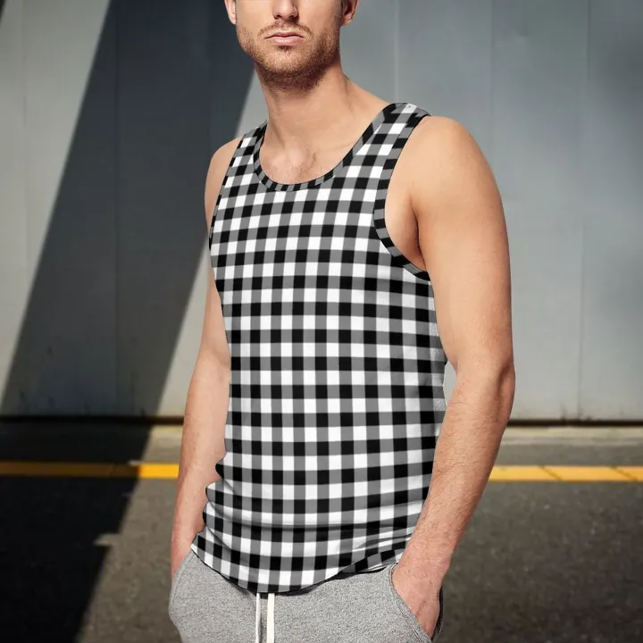 Retro%20Plaid%20Print%20Tank%20Top%20Men%20Black%20White%20Checkered%20Tops%20Daily%20Custom%20Gym%20Muscle%20Oversize%20Sleeveless%20Shirts%20-%20Image%206