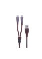 Itel ICD X21 Micro and Type-C 2 In 1 Data Cable - Black. 