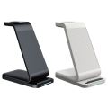 (New)D2 3 In 1 15W Wireless Vertical Charger D2 (White)/D2 (Black). 