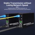 D-Link HTB-3100 (A+B) Fiber Optic Media Converter Full Set | 10/100Mbps SC Single Fiber Converter | 25KM Range | RJ45 to SC Ethernet Adapter. 