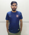England Euro Cup Premium Half Sleeve Navy Blue Jersey 2024.